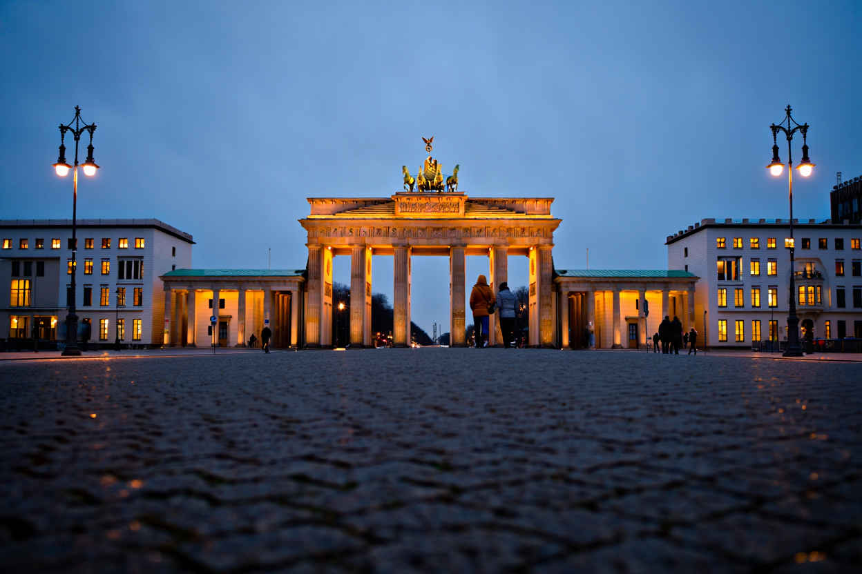 Berliner Skyline mit historischer Architektur